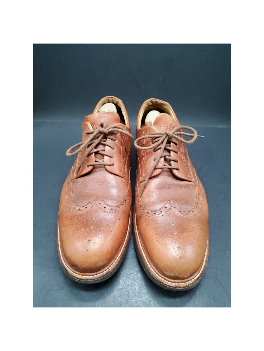 Samuel Hubbard Shoes ‘Tipping Point’ Brown Leather Wingtip Dress Men's Sz 12